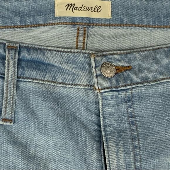 Madewell Womens denim shorts high rise Distressed 34 waist - Picture 3 of 16